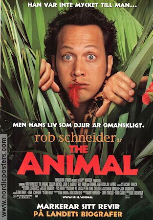 The Animal 2001 poster Rob Schneider Colleen Haskell John C McGinley Luke Greenfield