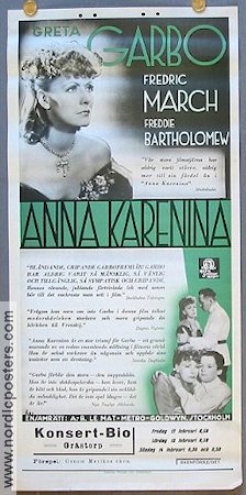 Anna Karenina 1936 poster Greta Garbo Fredric March