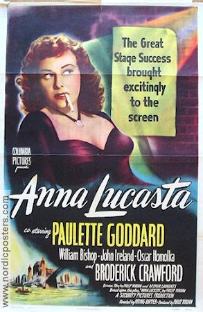 Anna Lucasta 1949 poster Paulette Goddard