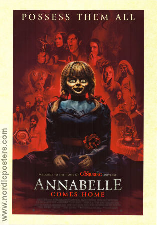 Annabelle Comes Home 2019 poster Vera Farmiga Patrick Wilson Mckenna Grace Gary Dauberman
