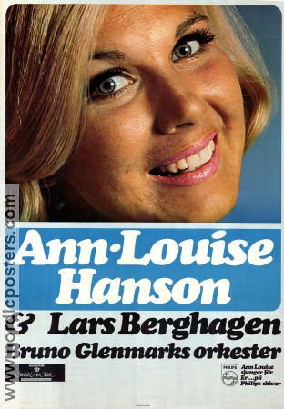 Ann-Louise Hansson 1967 affisch Ann-Louise Hansson Lars Berghagen Bruno Glenmarks orkester Hitta mer: Concert poster