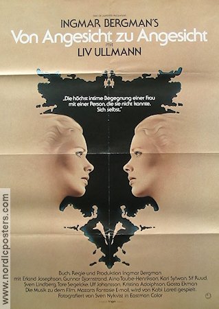 Ansikte mot ansikte 1976 poster Liv Ullmann Erland Josephson Aino Taube Ingmar Bergman