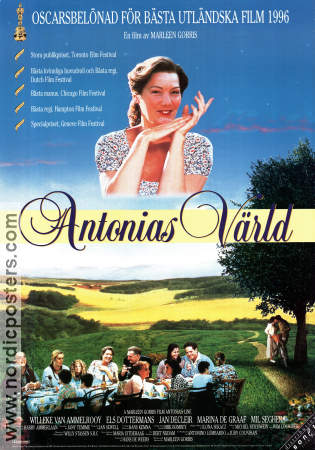 Antonias värld 1995 poster Willeke van Ammelrooy Marleen Gorris Filmen från: Netherlands