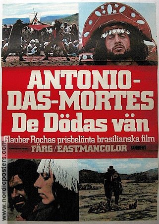 Antonio Das Mortes 1969 poster Glauber Rocha Filmen från: Brazil