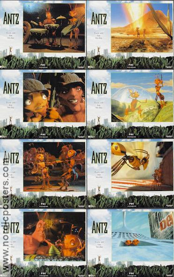 Antz 1998 lobbykort Animerat