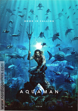 Aquaman 2018 poster Jason Momoa Amber Heard Willem Dafoe James Wan Filmbolag: Marvel