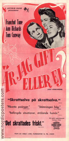 Är jag gift eller ej 1947 poster Franchot Tone Ann Richards Leigh Jason