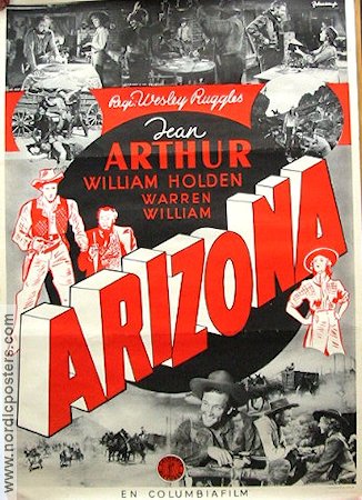 Arizona 1941 poster Jean Arthur William Holden