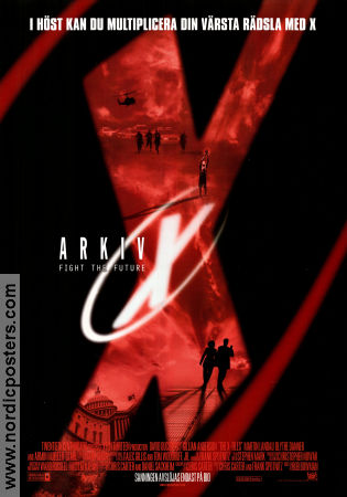 Arkiv X 1998 poster David Duchovny Rob Bowman