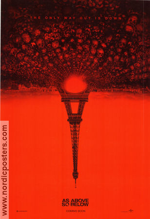 As Above So Below 2014 poster Perdita Weeks Ben Feldman Edwin Hodge John Erick Dowdle