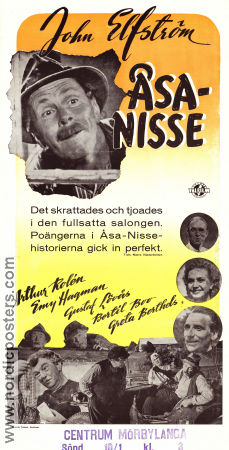 Åsa-Nisse 1949 poster John Elfström Arthur Rolén Emy Hagman Bertil Boo Ragnar Frisk Kultfilmer