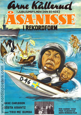 Åsa-Nisse i rekordform 1969 poster Arne Källerud Ragnar Frisk