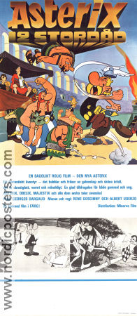 Asterix 12 stordåd 1976 poster Roger Carel René Goscinny