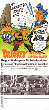 Asterix och hans tappra Galler 1967 poster Roger Carel Ray Goossens Hitta mer: Asterix Text: Goscinny-Uderzo Från serier Animerat