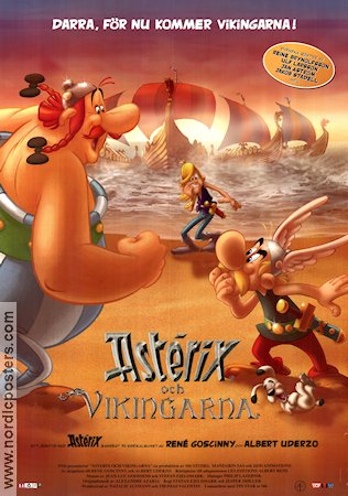 Asterix och vikingarna 2006 poster Roger Carel Stefan Fjeldmark Hitta mer: Asterix Hitta mer: Vikings Animerat Skepp och båtar Från serier
