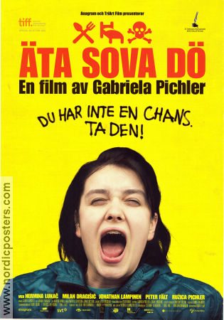 Äta sova dö 2012 poster Nermina Lukac Milan Dragisic Jonathan Lampinen Gabriela Pichler