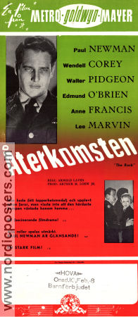 Återkomsten 1956 poster Paul Newman Wendell Corey Arnold Laven