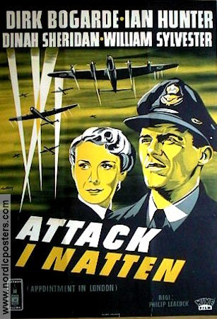 Attack i natten 1953 poster Dirk Bogarde