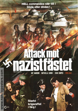 Attack mot nazistfästet 1970 poster Guy Madison José Luis Merino Hitta mer: Nazi Krig