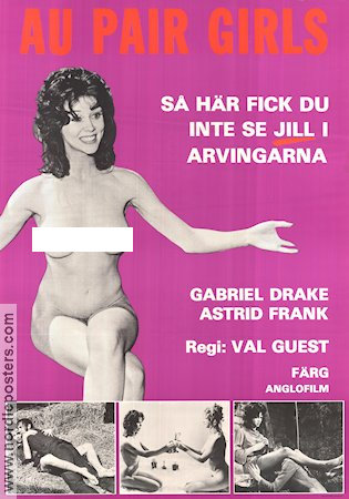 Au Pair Girls 1978 poster Gabrielle Drake Astrid Frank Val Guest Hitta mer: Arvingarna