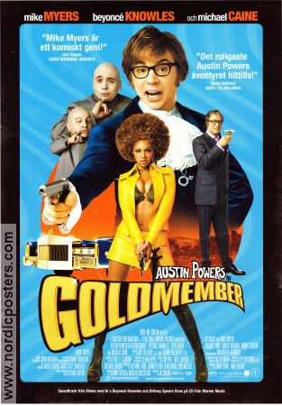 Austin Powers in Goldmember 2002 poster Mike Myers Michael Caine Beyoncé Knowles Jay Roach