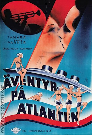Äventyr på Atlanten 1935 poster Tamara
