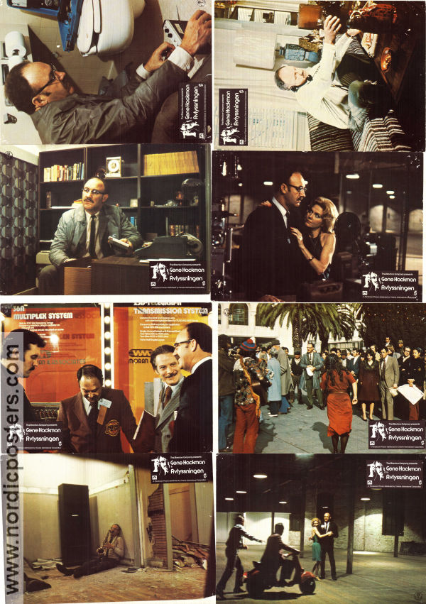 Avlyssningen 1974 lobbykort Gene Hackman John Cazale Allen Garfield Francis Ford Coppola