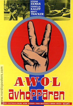 AWOL avhopparen 1972 poster Stefan Ekman