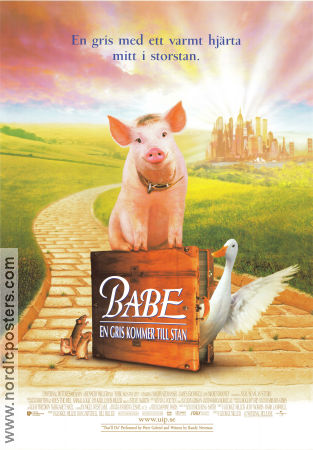 Babe en gris kommer till stan 1998 poster Magda Szubanski Mickey Rooney George Miller