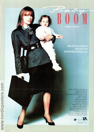 Baby Boom 1987 poster Diane Keaton Sam Shepard Harold Ramis Charles Shyer Barn
