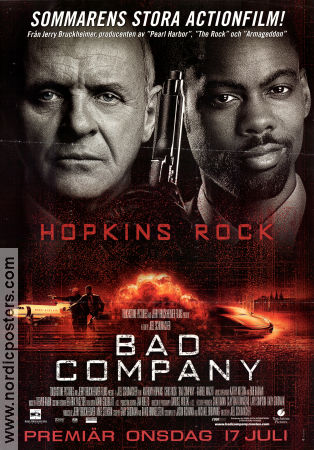 Bad Company 2002 poster Anthony Hopkins Chris Rock Peter Stormare Joel Schumacher