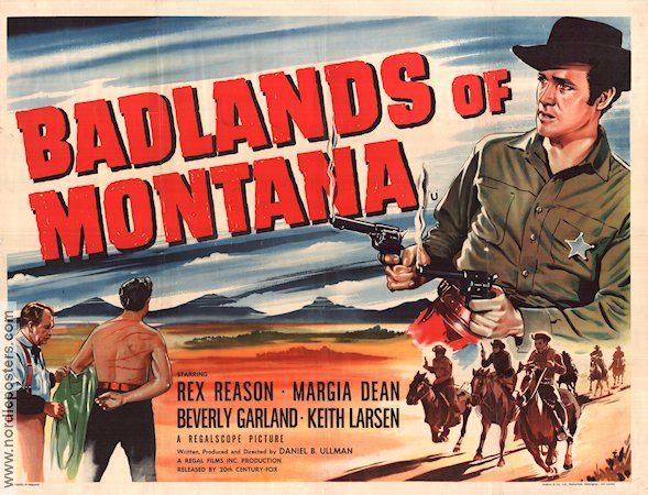 Badlands of Montana 1957 poster Rex Reason