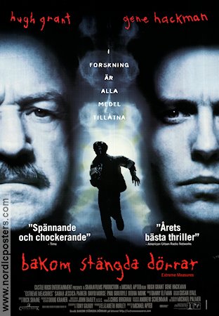 Bakom stängda dörrar 1996 poster Gene Hackman Hugh Grant Sarah Jessica Parker Michael Apted