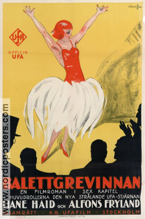 Balettgrevinnan 1925 poster Liane Haid Paul L Stein