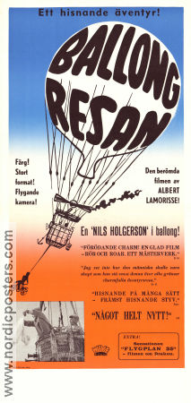 Ballongresan 1960 poster André Gille Maurice Baquet Pascal Lamorisse Albert Lamorisse Resor