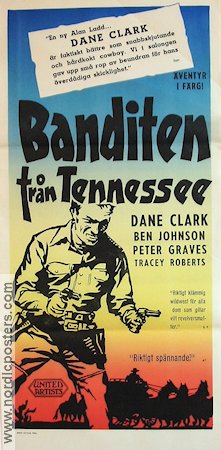 Banditen från Tennessee 1953 poster Dane Clark