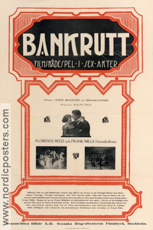 Bankrutt 1917 poster Florence Reed Frank Mills Ralph Ince