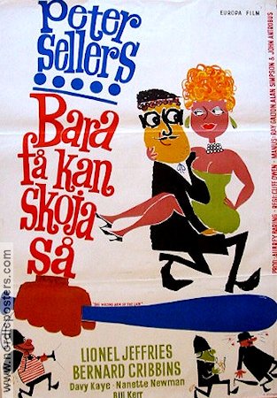 Bara få kan skoja så 1963 poster Peter Sellers