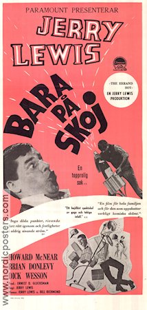 Bara på skoj 1961 poster Brian Donlevy Howard McNear Jerry Lewis