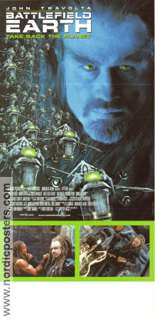 Battlefield Earth 2000 poster John Travolta Forest Whitaker Barry Pepper Roger Christian