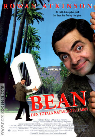 Bean den totala katastroffilmen 1997 poster Rowan Atkinson Peter MacNicol John Mills Mel Smith Berg Från TV