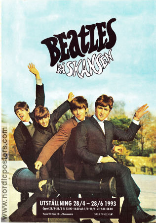 Beatles på Skansen 1993 poster Beatles Paul McCartney John Lennon Rock och pop