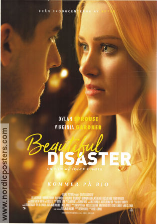 Beautiful Disaster 2023 poster Dylan Sprouse Virginia Gardner Austin North Roger Kumble
