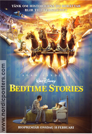 Bedtime Stories 2008 poster Adam Sandler Keri Russell Courteney Cox Adam Shankman