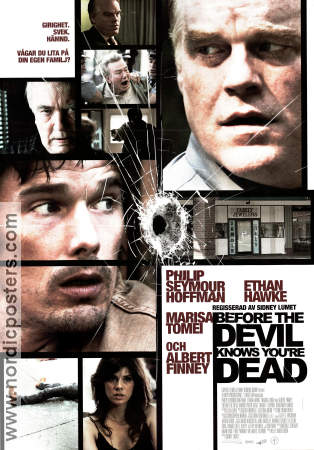 Before the Devil Knows You´re Dead 2007 poster Philip Seymour Hoffman Ethan Hawke Marisa Tomei Sidney Lumet