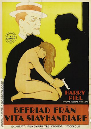 Befriad från vita slavhandlare 1929 poster Harry Piel Damer