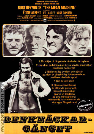 Benknäckargänget 1974 poster Burt Reynolds Eddie Albert Ed Lauter Robert Aldrich