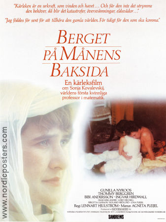 Berget på månens baksida 1983 poster Gunilla Nyroos Bibi Andersson Thommy Berggren Lennart Hjulström Text: Agneta Pleijel