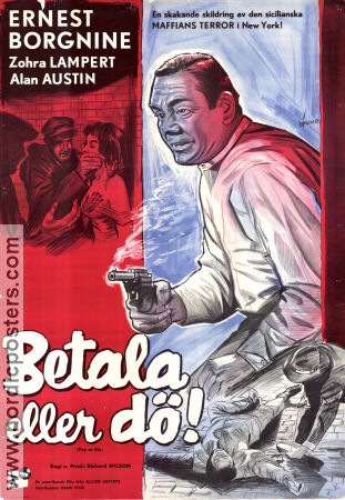 Betala eller dö 1960 poster Ernest Borgnine Zohra Lampert Richard Wilson