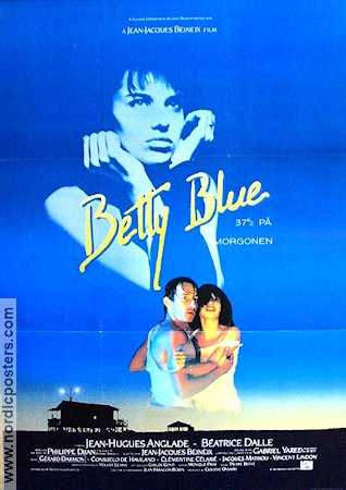 Betty Blue 1986 poster Beatrice Dalle Jean-Hugues Anglade Jean-Jacques Beineix